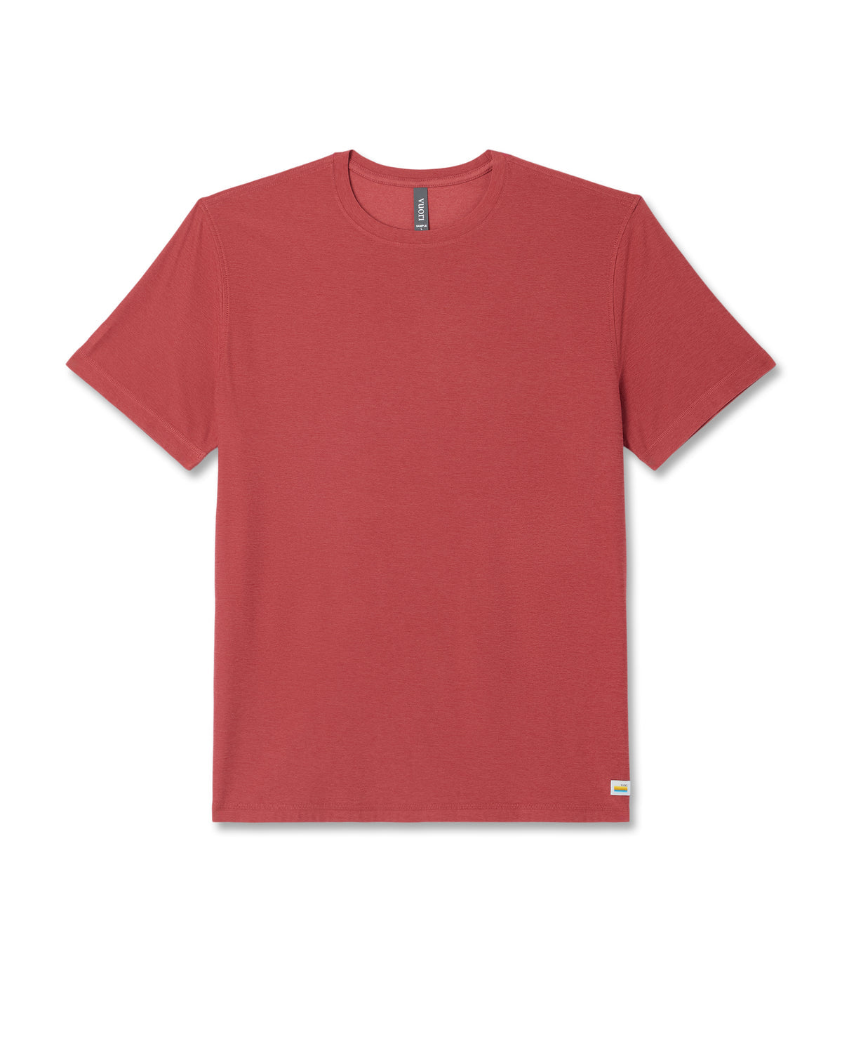 Men Vuori Strato Tech Tee Men's Fire Heather Performance Shirt