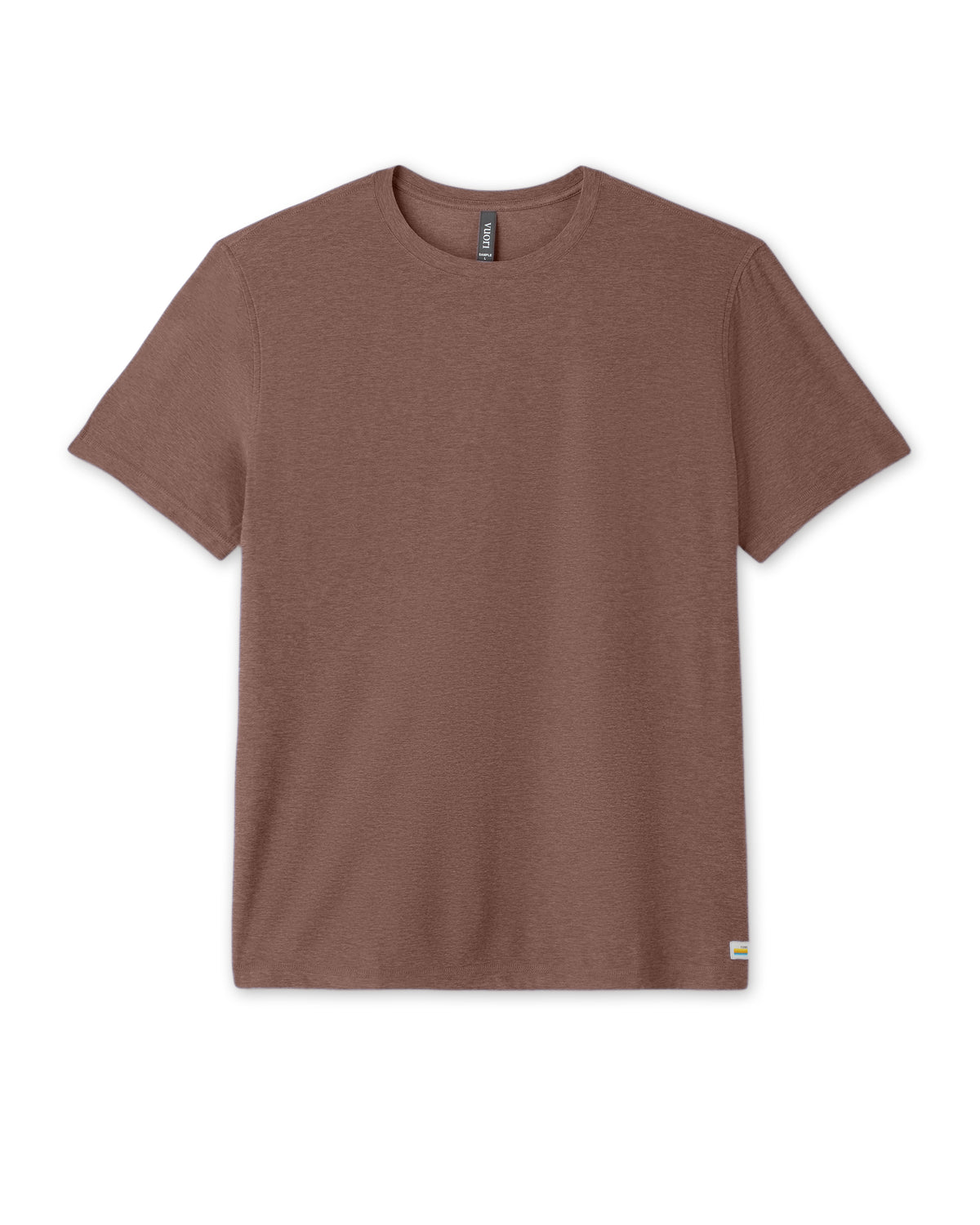 Men Vuori Strato Tech Tee Men's Sable Heather Performance T-Shirt