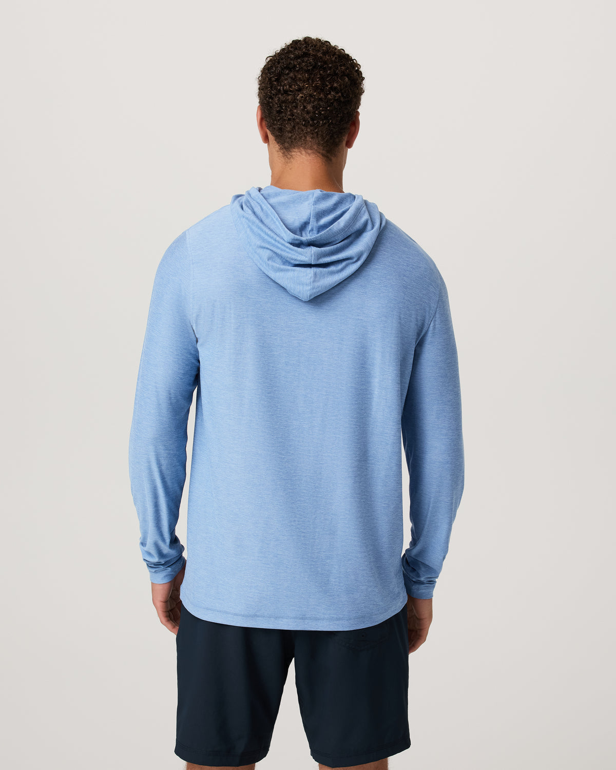 Men Vuori Strato Tech Hoodie Men's Isle Blue Heather Hoodie