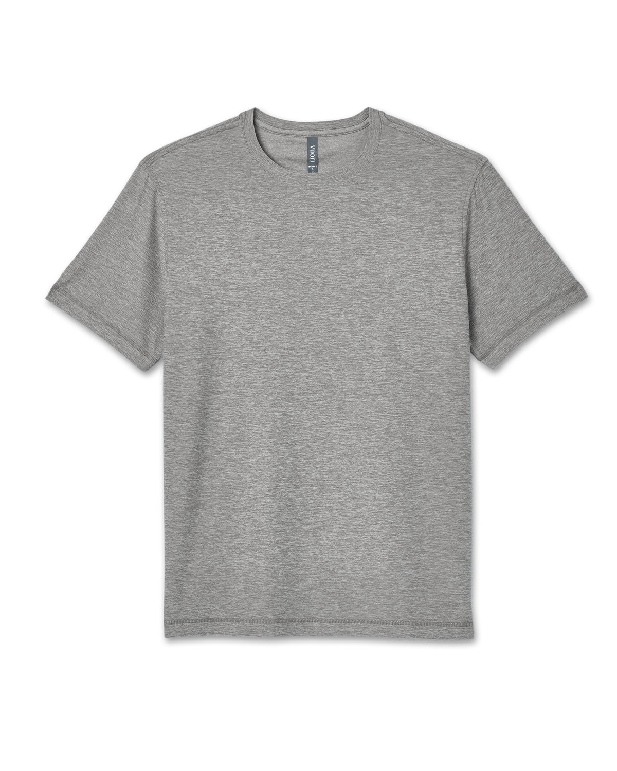 Men Vuori Strato Tech Tee Heather Grey Men's Tech Shirt