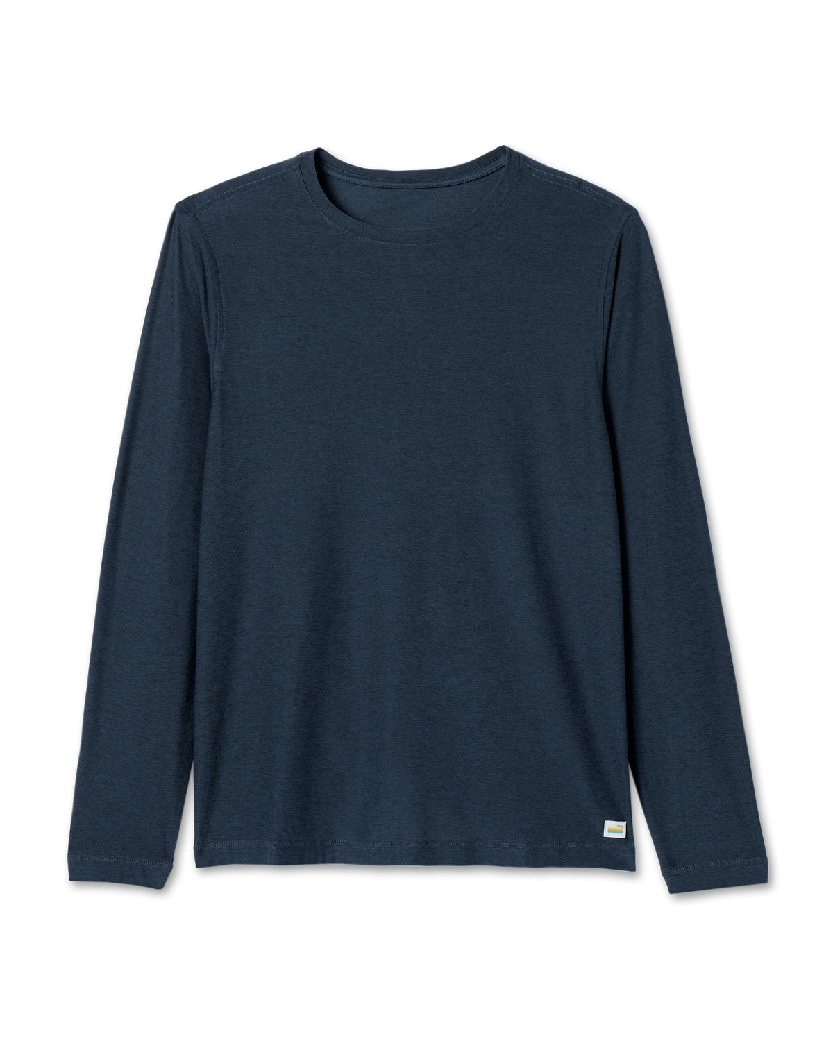 Men Vuori Long-Sleeve Strato Tech Tee Navy Long Sleeve Top