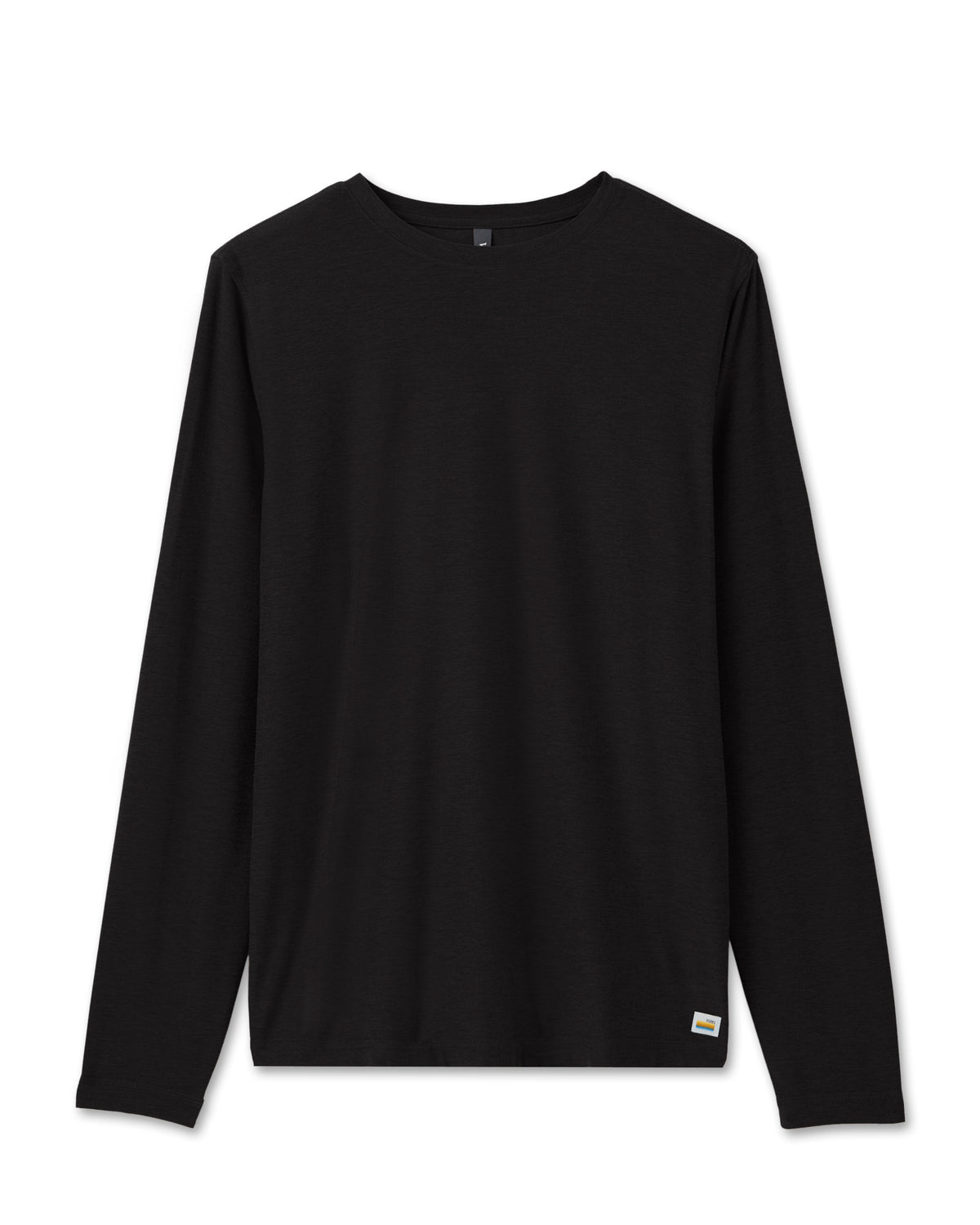 Men Vuori Long Sleeve Strato Tech Tee Men's Black Shirt