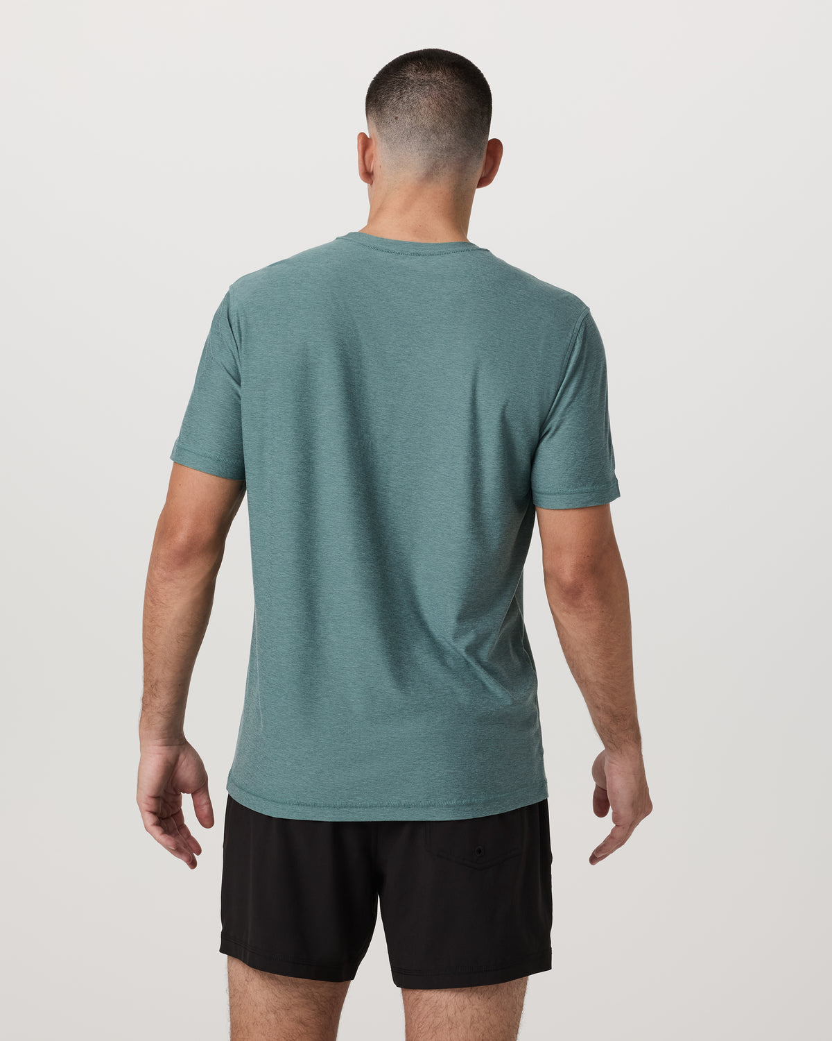 Men Vuori Strato Tech Tee Men's Bluegrass Heather T-Shirt