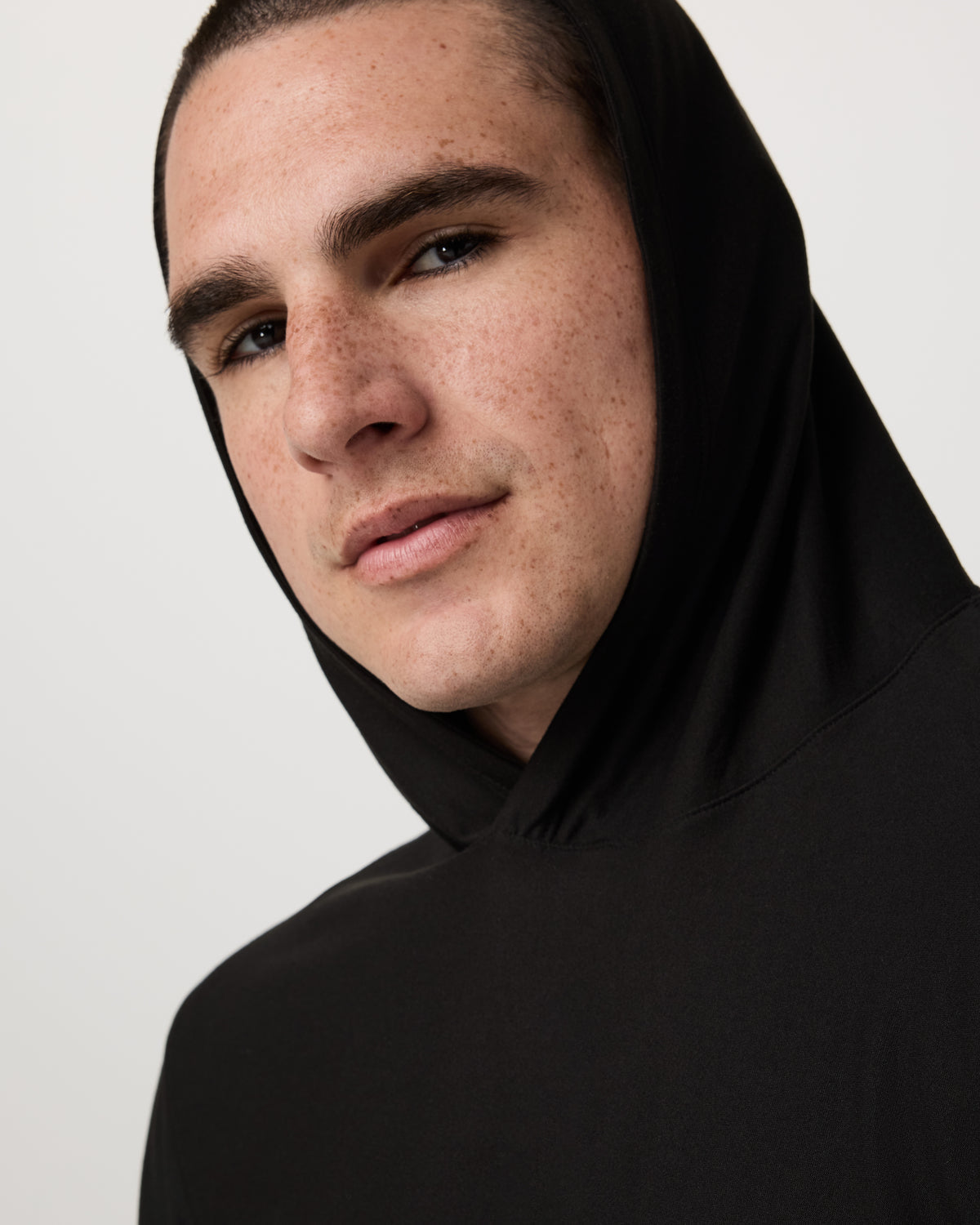 Men Vuori Strato Tech Hoodie Men's Black Long Sleeve Hoodie