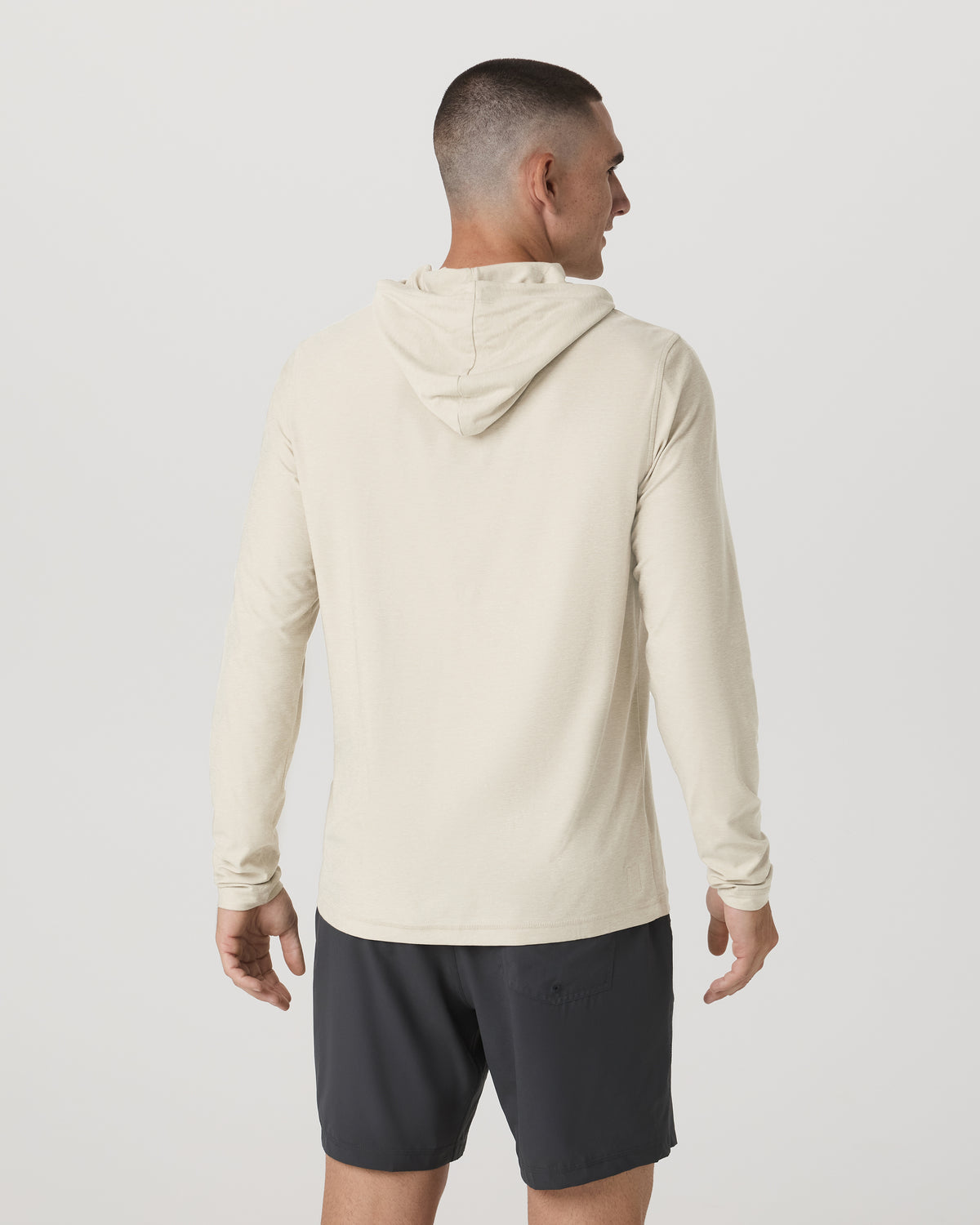 Men Vuori Strato Tech Hoodie Men's Mushroom Heather Hoodie