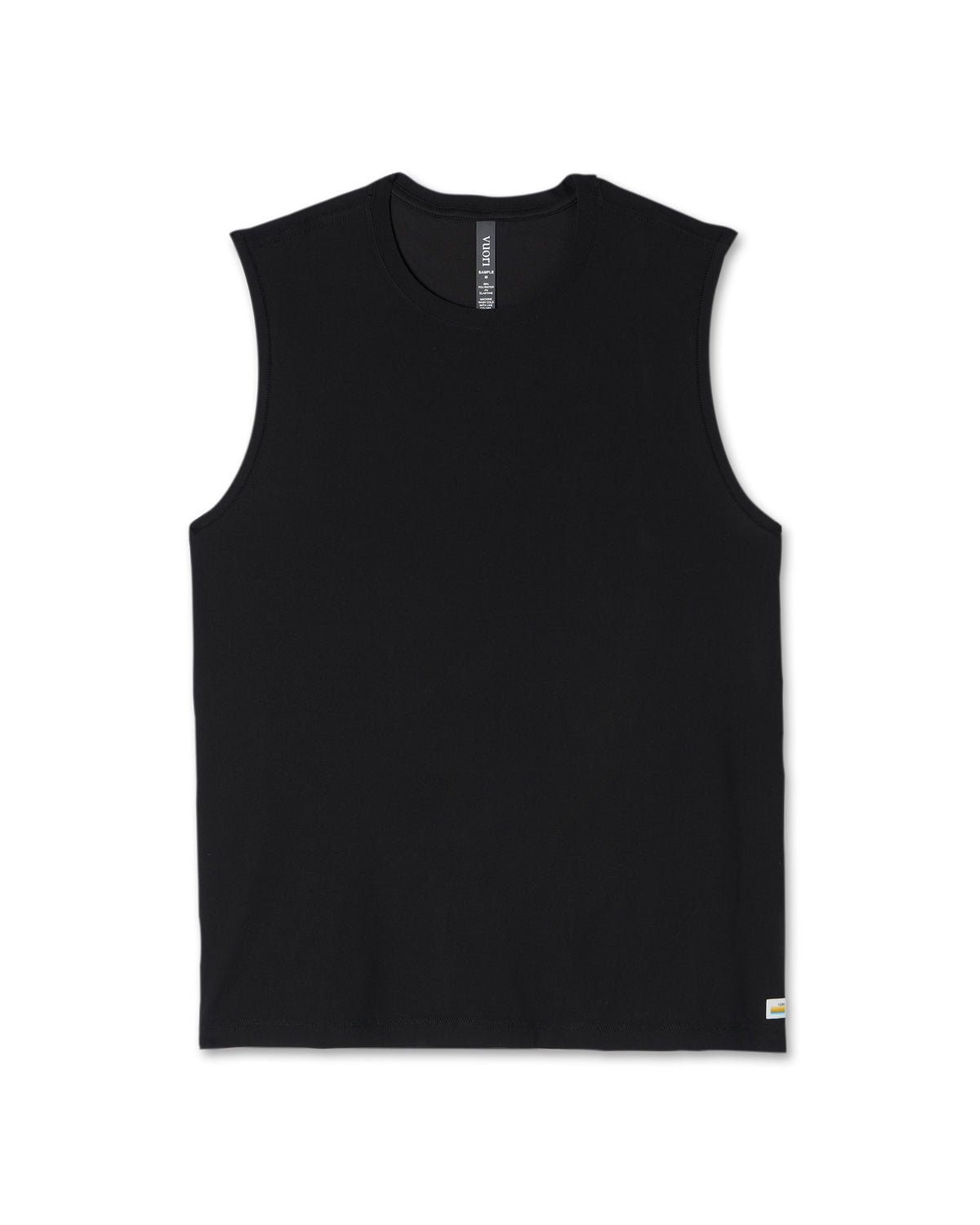 Men Vuori Strato Muscle Tee Men's Black Muscle Shirt