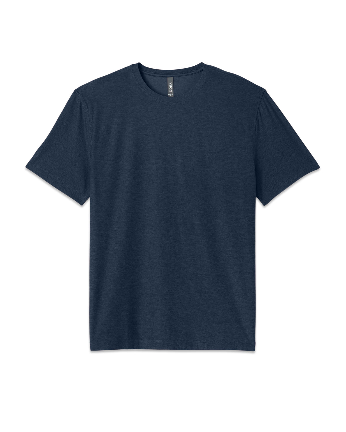 Men Vuori Men's Short Sleeve Strato Tee - Relaxed Fit Navy Heather