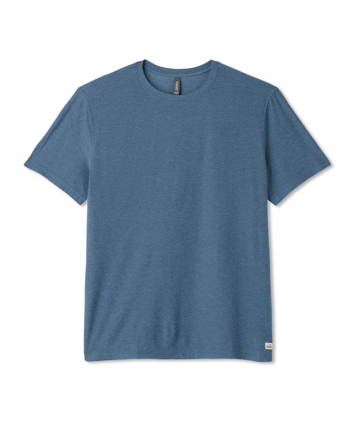 Men Vuori Strato Tech Tee Men's Pool Blue Workout Shirt