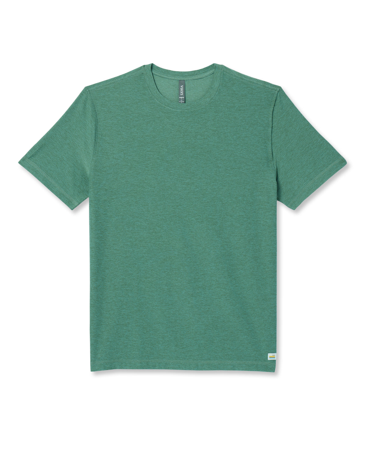 Men Vuori Strato Tech Tee Men's Hedge Green Workout Shirt
