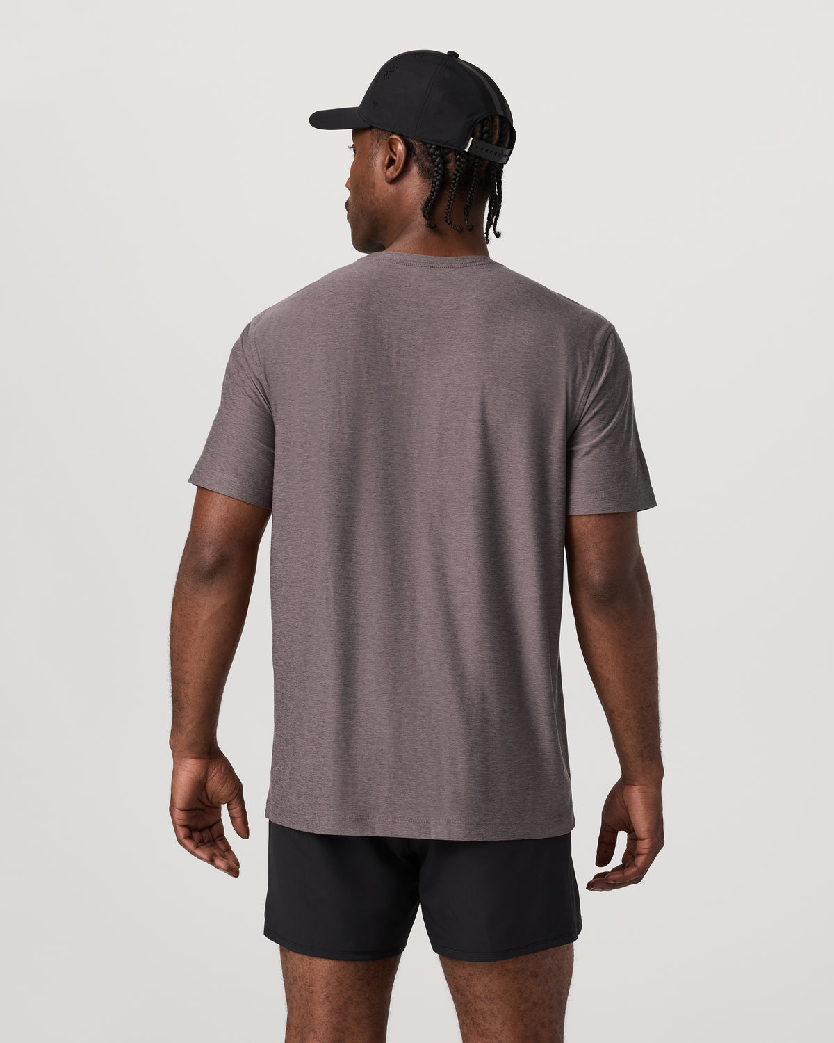 Men Vuori Men's Short Sleeve Strato Tee - Relaxed Fit Huckleberry