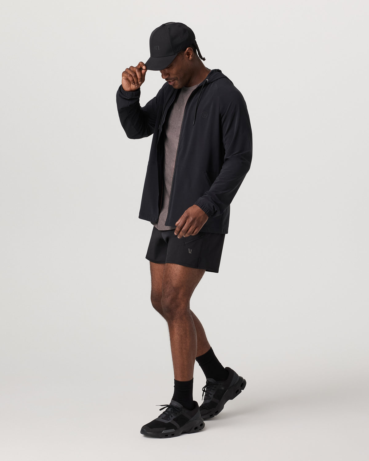 Men Vuori Men's Short Sleeve Strato Tee - Relaxed Fit Huckleberry