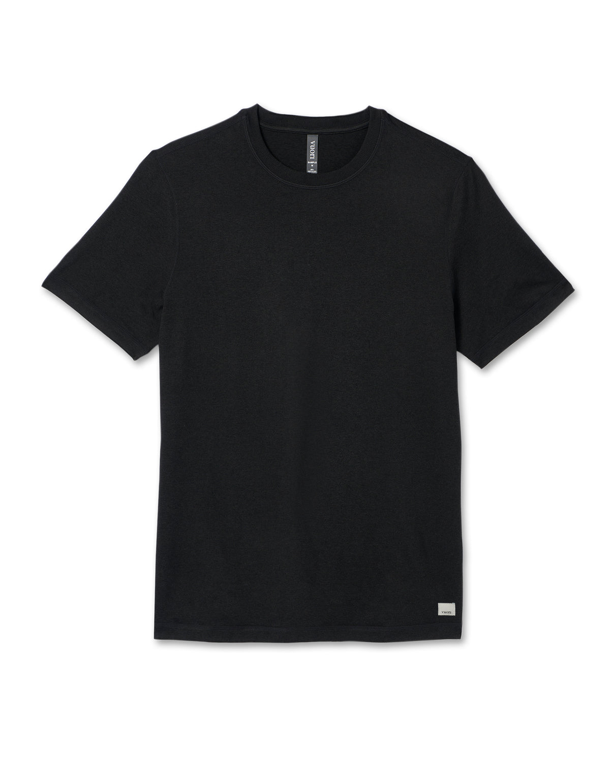 Men Vuori Short Sleeve Ponto Performance Tee Black Heather