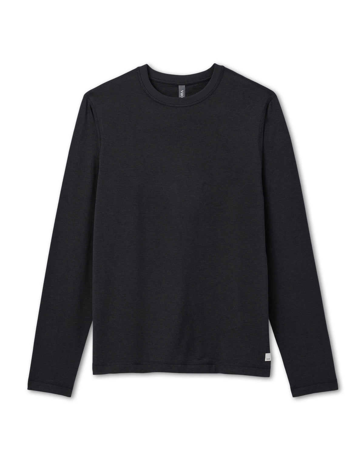 Men Vuori Long Sleeve Ponto Performance Tee Black Heather