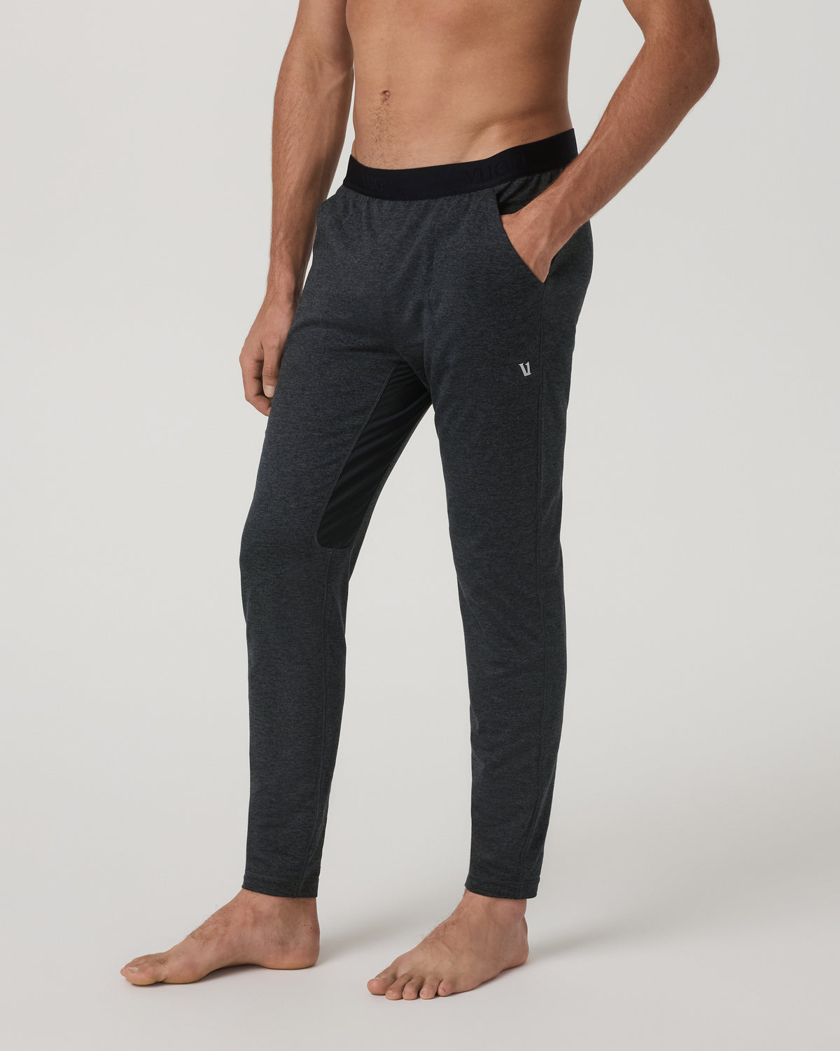 Men Vuori Ponto Baselayer Tight Men's Charcoal Heather Bottoms