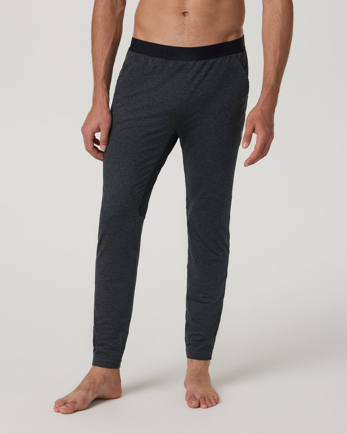 Men Vuori Ponto Baselayer Tight Men's Charcoal Heather Bottoms