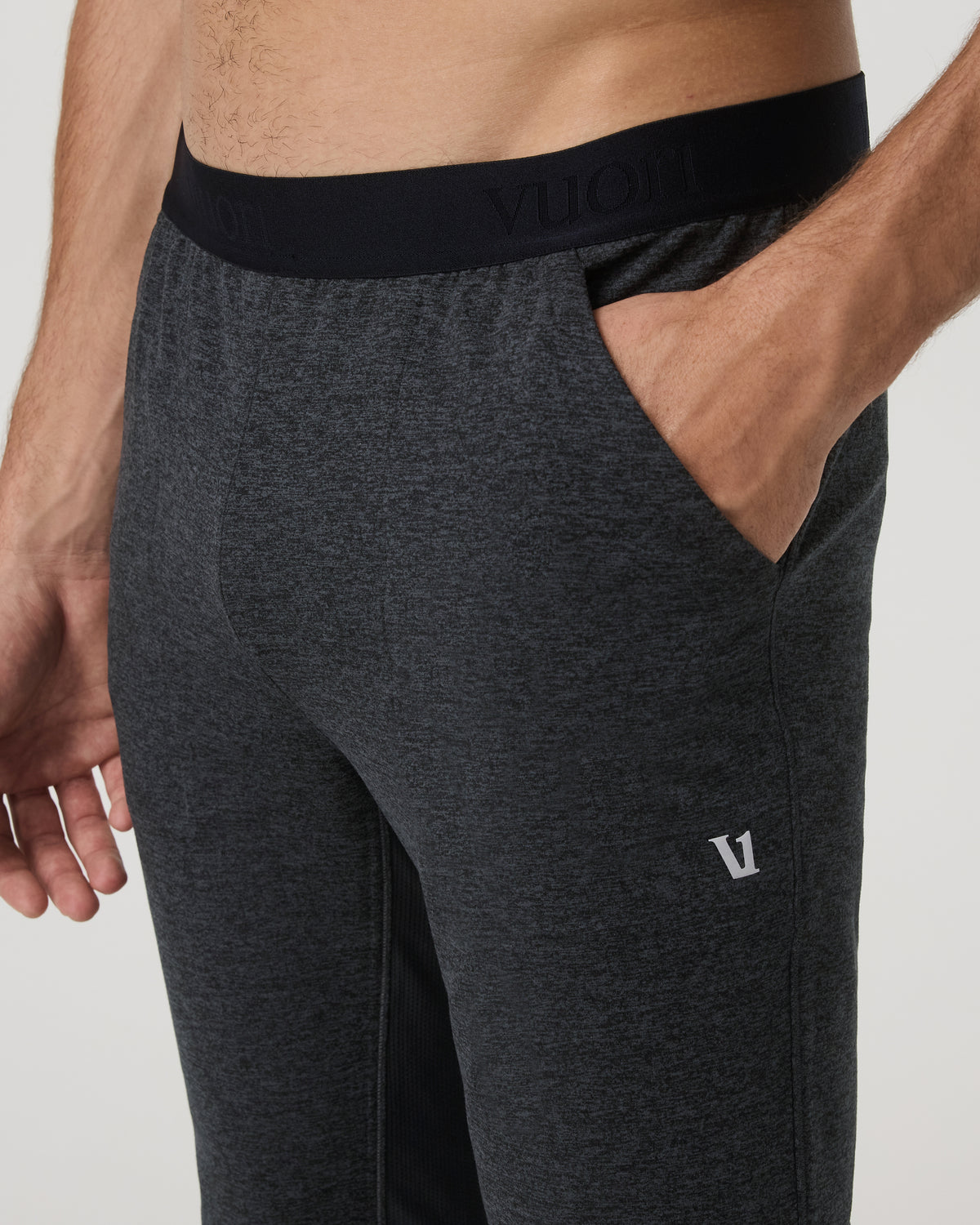 Men Vuori Ponto Baselayer Tight Men's Charcoal Heather Bottoms