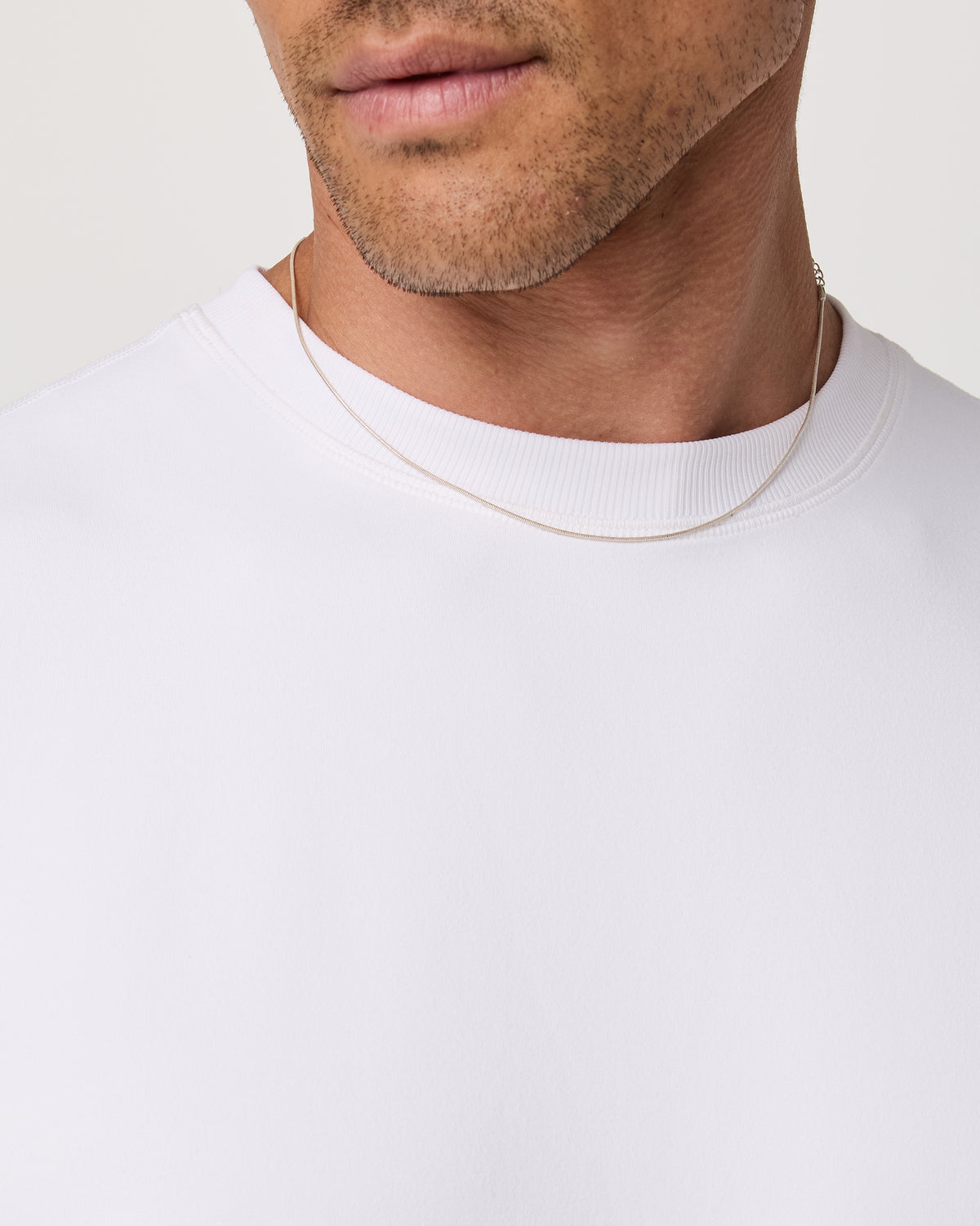 Men Vuori Men's Short Sleeve Ponto Tee - Relaxed White