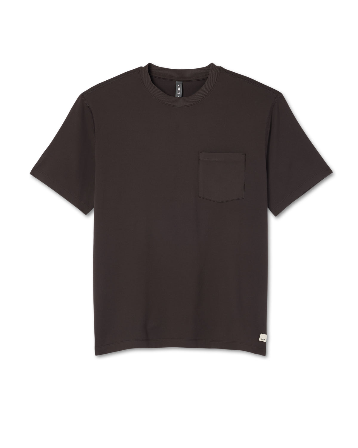 Men Vuori Men's Short Sleeve Ponto Pocket Tee - Relaxed Fit Carbon