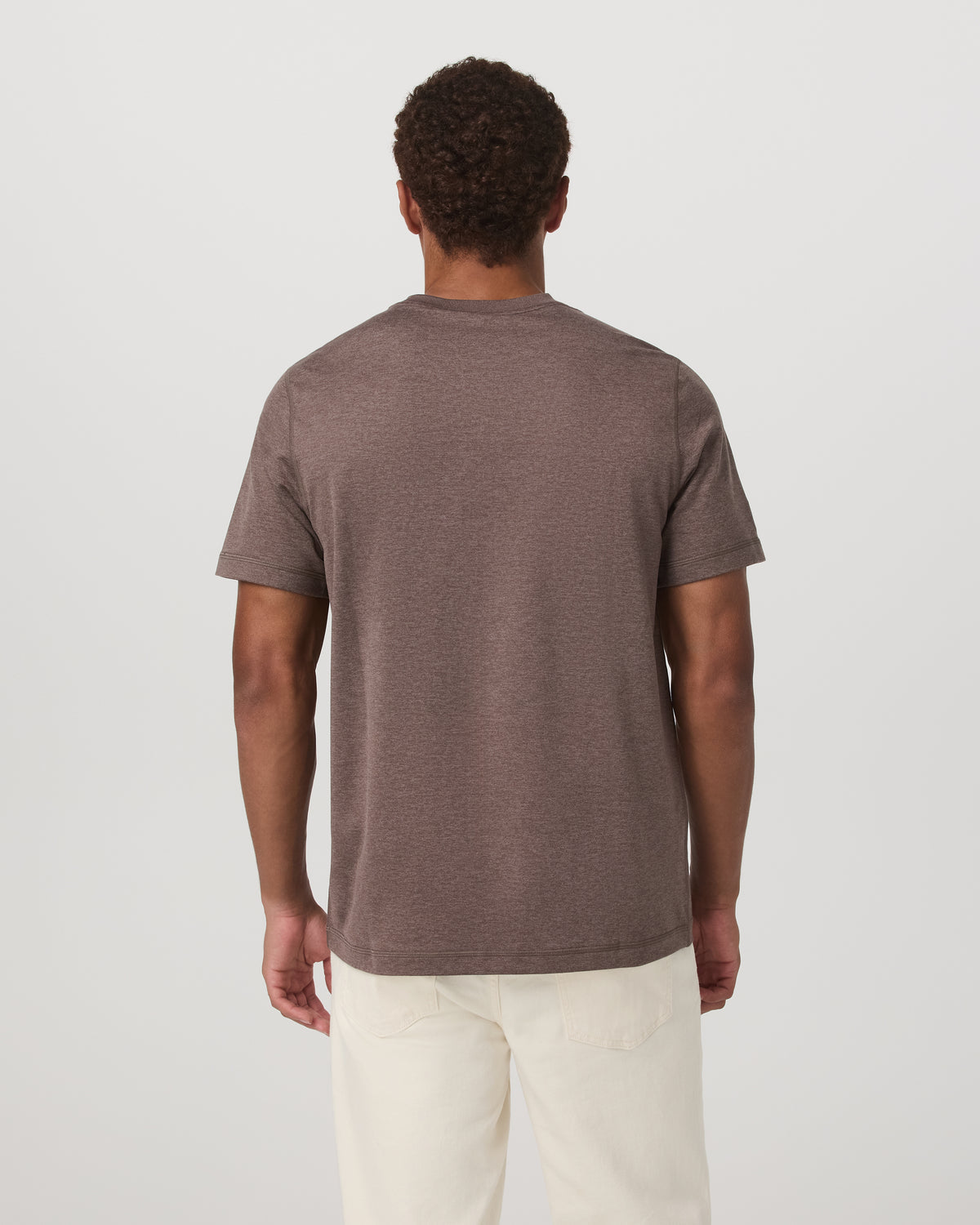 Men Vuori Men's Short Sleeve Ponto Performance Tee Elm Heather