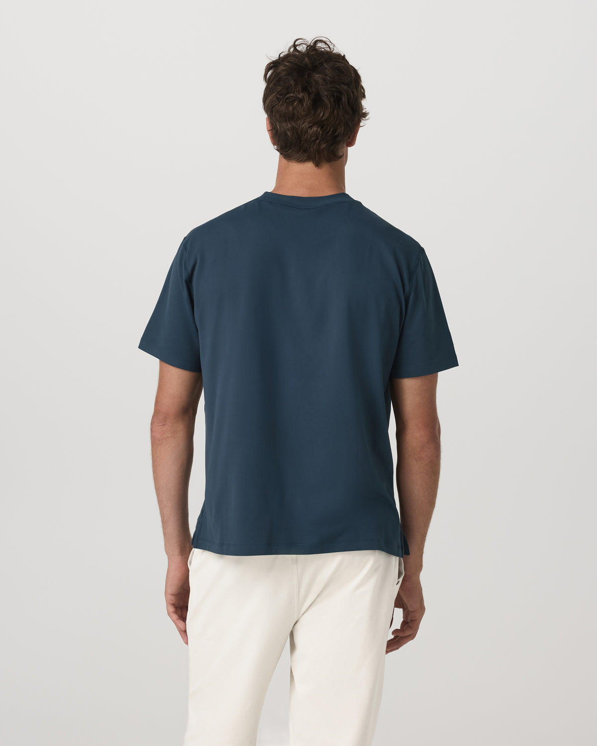 Men Vuori Short Sleeve Ponto Pocket Tee - Relaxed Fit Ocean Blue