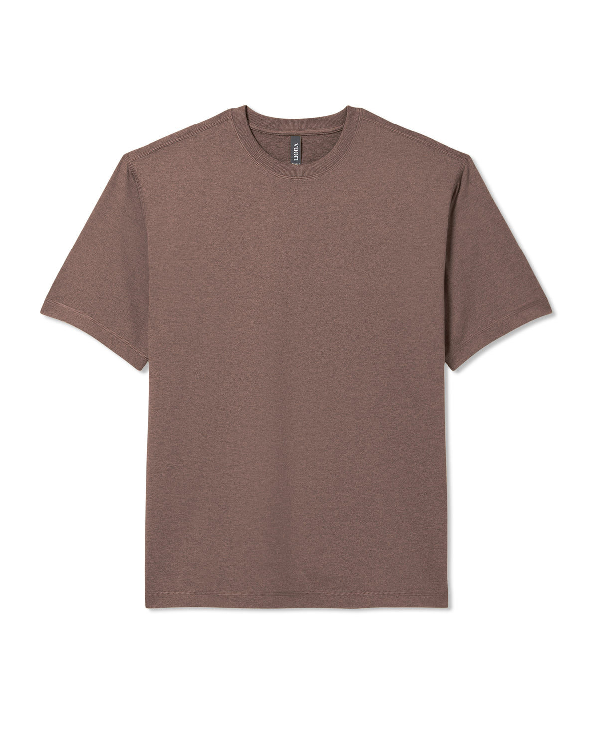 Men Vuori Short Sleeve Ponto Tee - Relaxed Fit Elm Heather