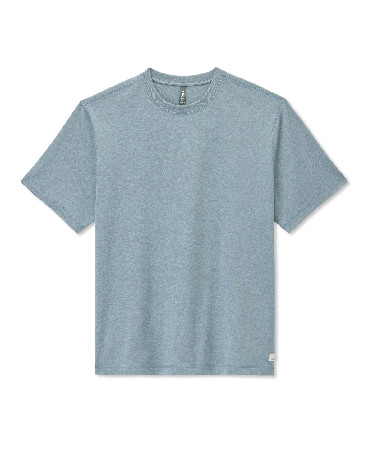 Men Vuori Short Sleeve Ponto Tee - Relaxed Fit Dusty Blue Heather