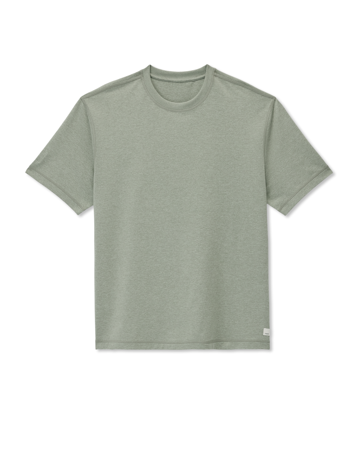 Men Vuori Short Sleeve Ponto Tee - Relaxed Fit Agave Green Heather