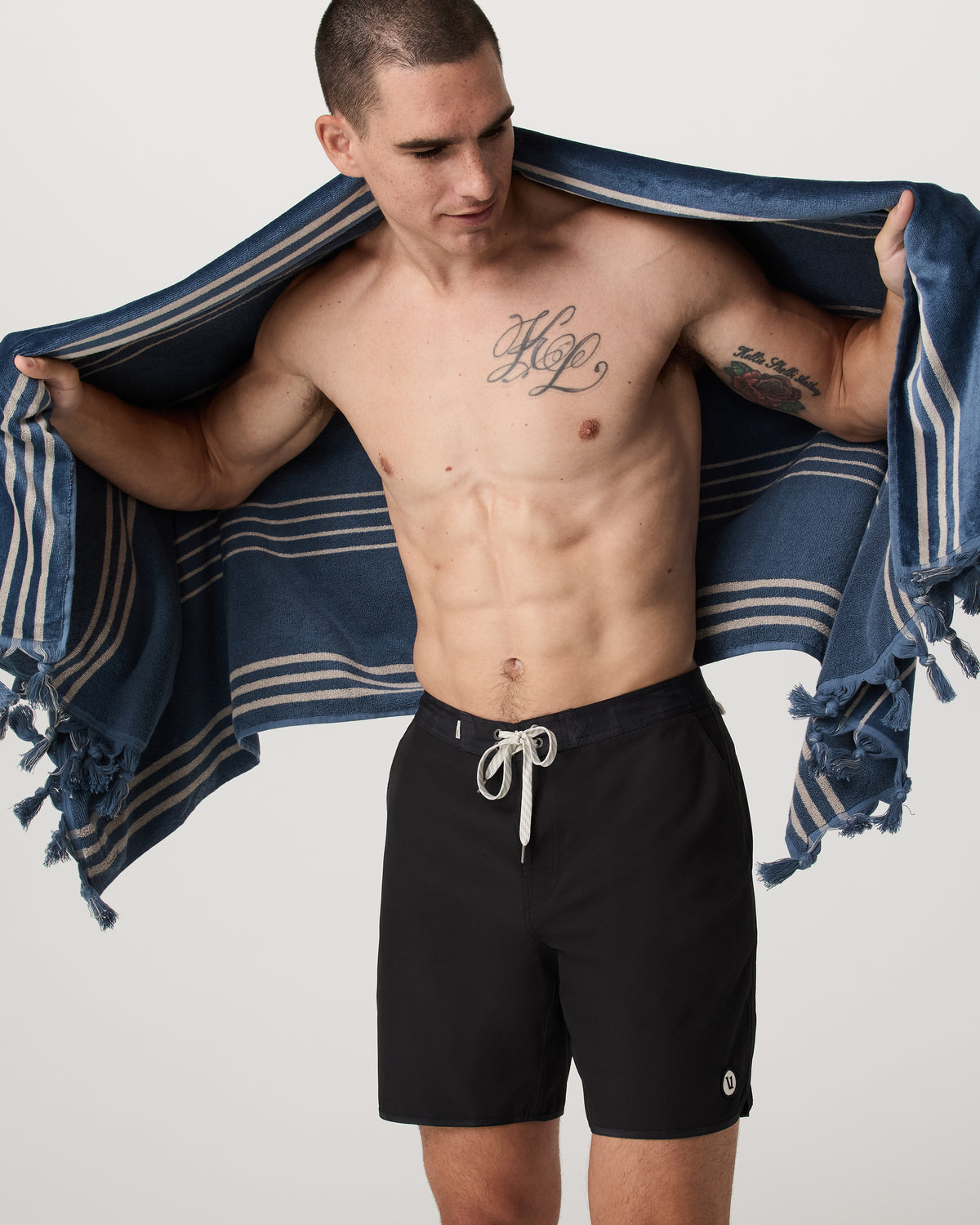 Accessories Vuori Fringe Beach Towel Versatile Towel - Pond