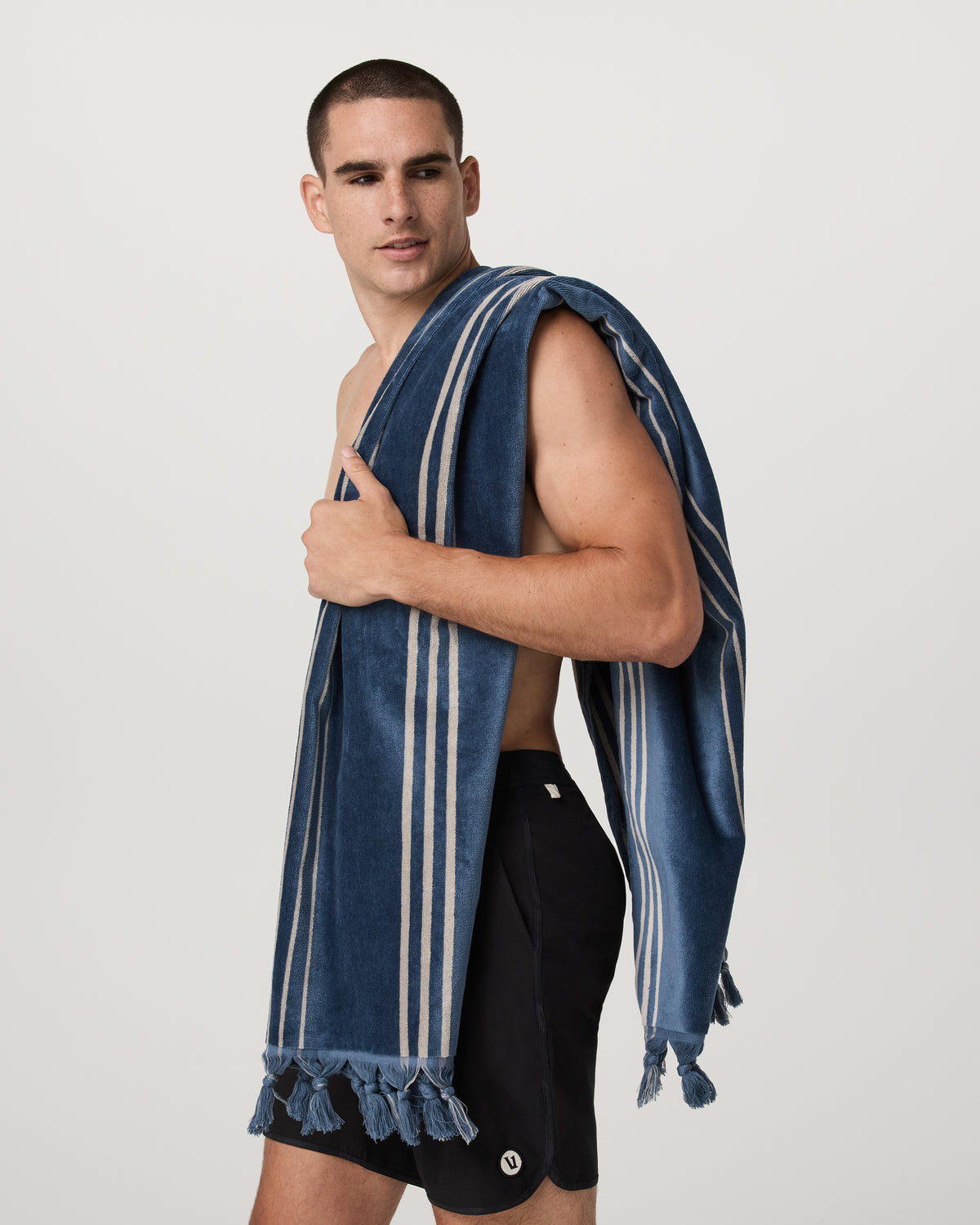 Accessories Vuori Fringe Beach Towel Versatile Towel - Pond