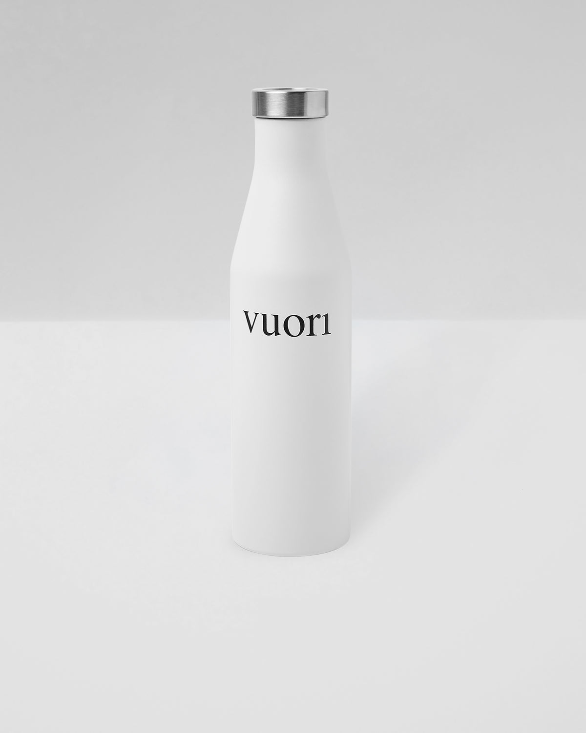 Accessories Vuori S6 Wordmark Mizu Water Bottle White Insulated Bottle