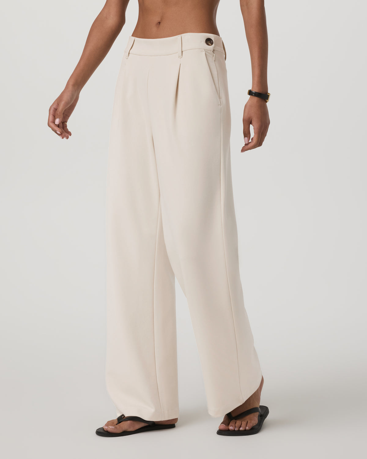 New Vuori Maven Wideleg Pant Women's Bone Wideleg Pants