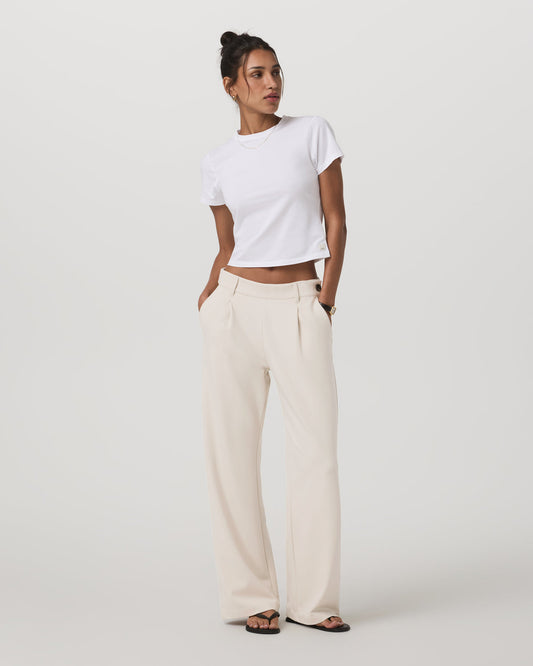 New Vuori Maven Wideleg Pant Women's Bone Wideleg Pants