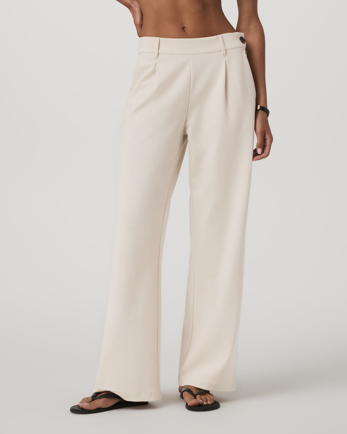 New Vuori Maven Wideleg Pant Women's Bone Wideleg Pants