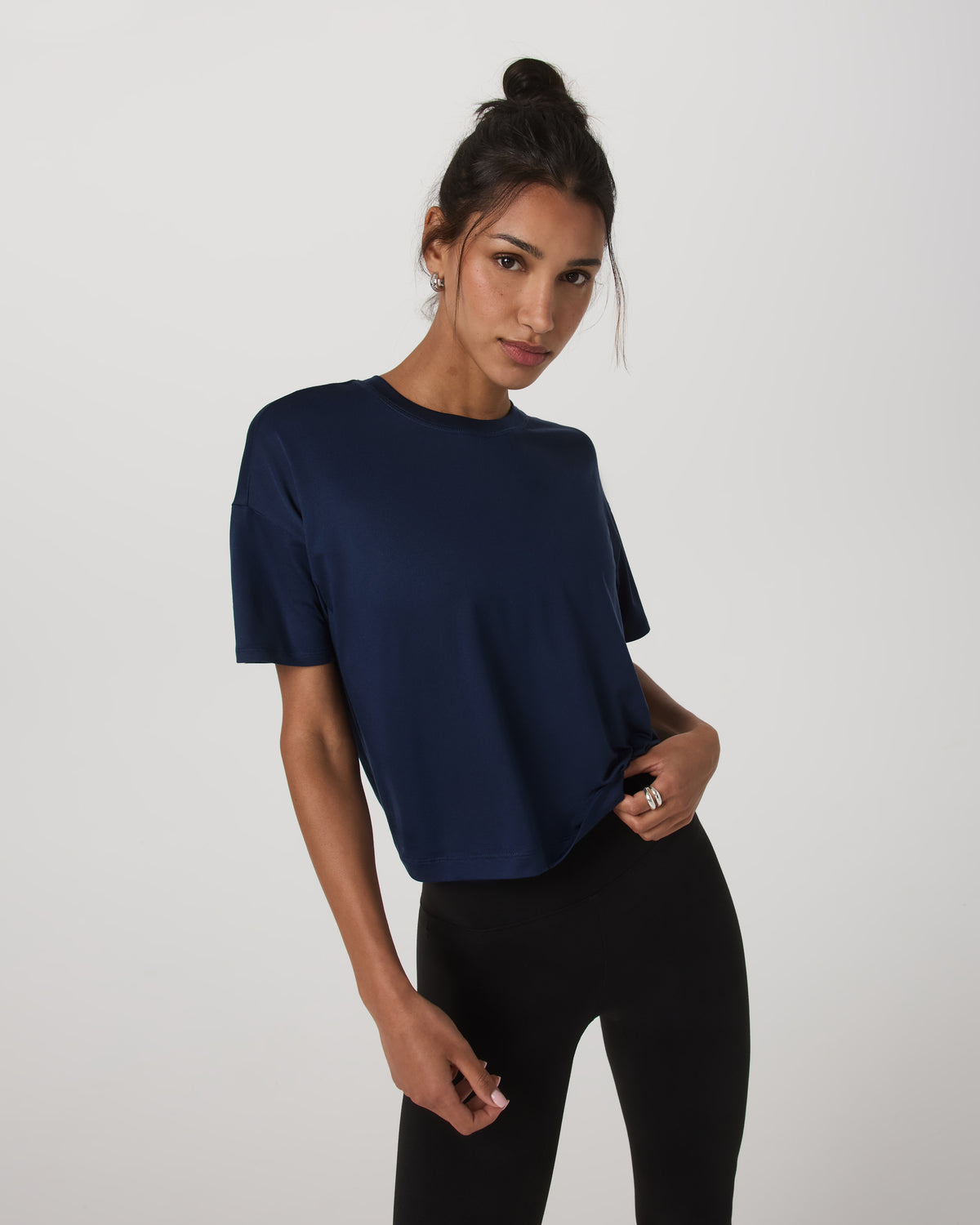 Women|New Vuori Energy Tee Women's Blue Coast Oversized Tee Shirt