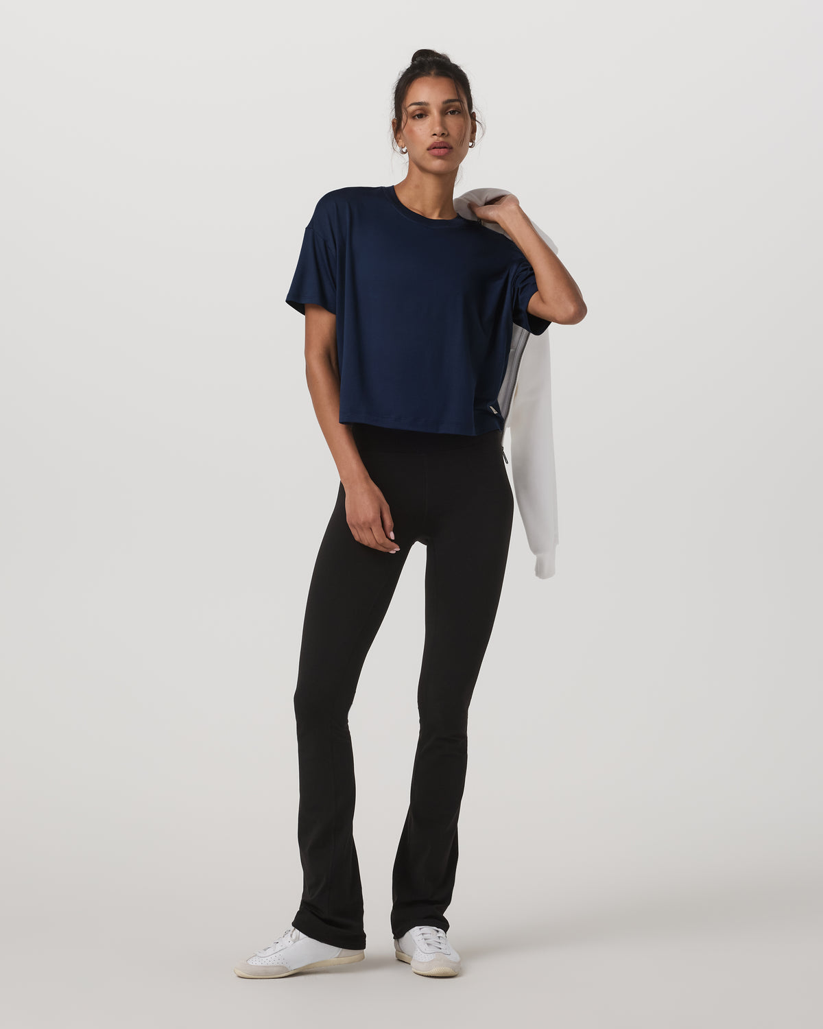 Women|New Vuori Energy Tee Women's Blue Coast Oversized Tee Shirt