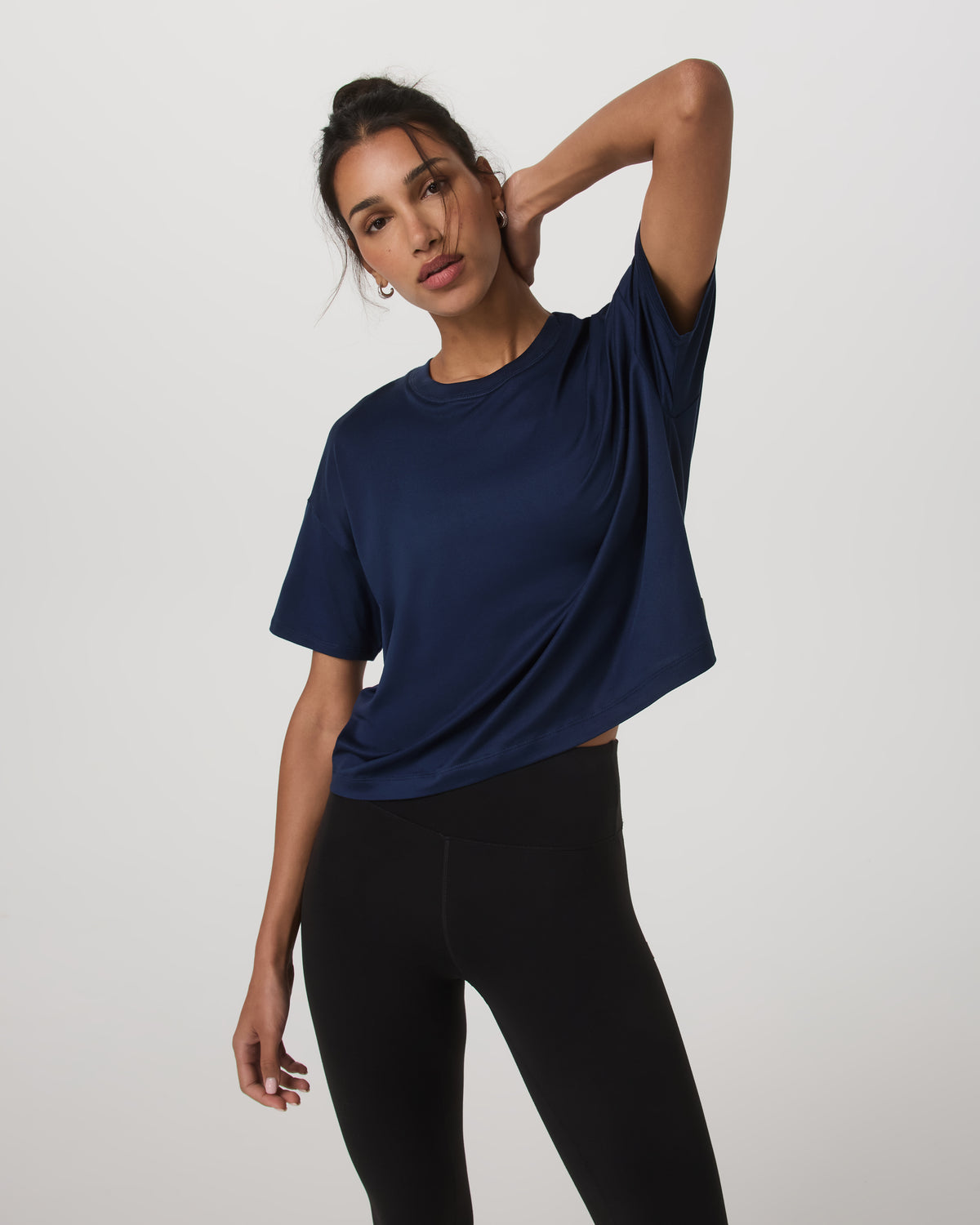 Women|New Vuori Energy Tee Women's Blue Coast Oversized Tee Shirt