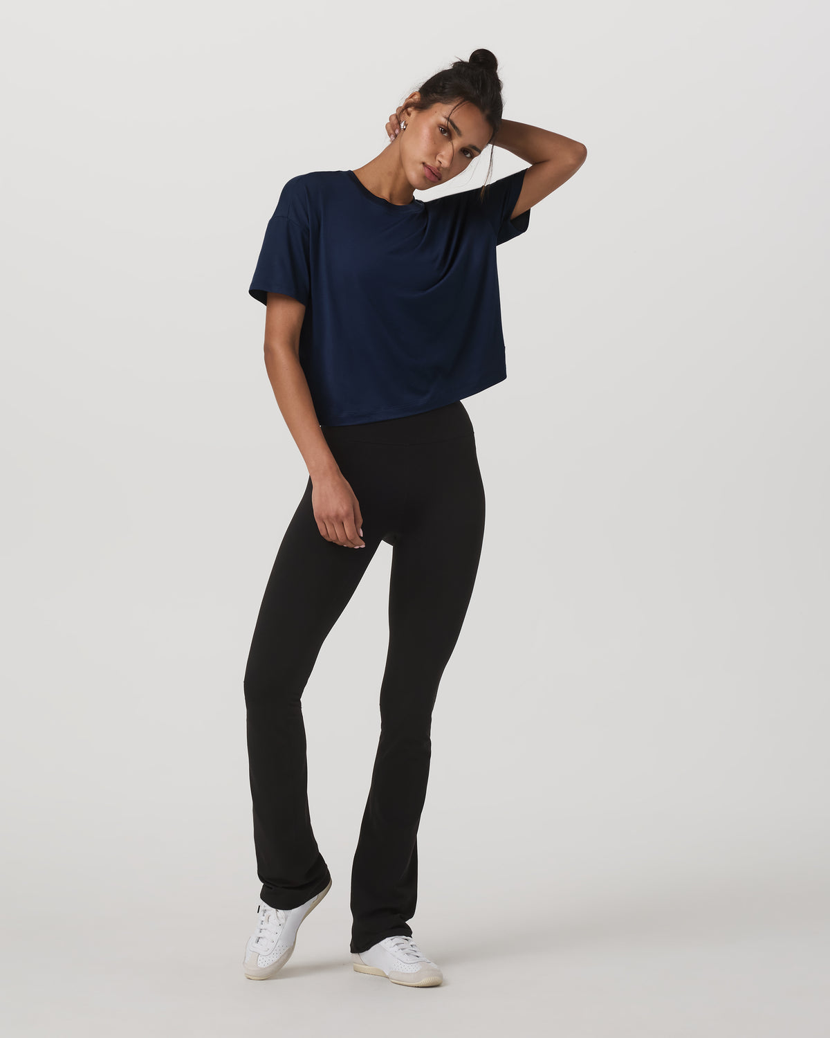 Women|New Vuori Energy Tee Women's Blue Coast Oversized Tee Shirt